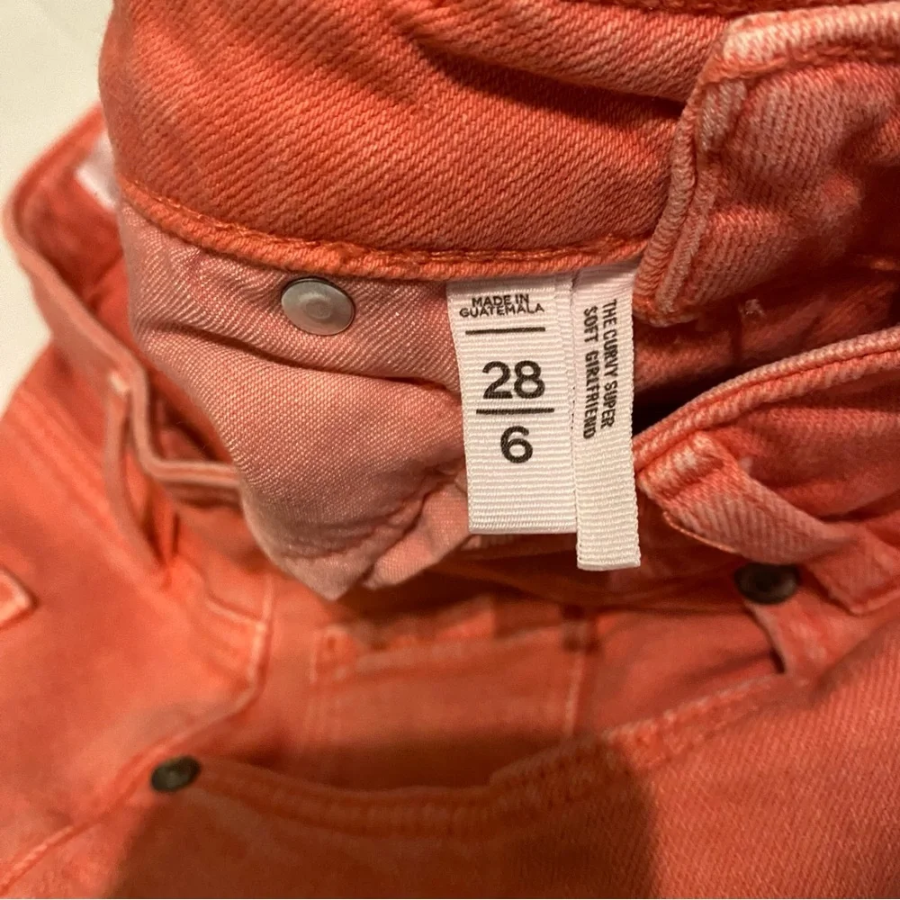 Loft Coral Straight-Leg Jeans